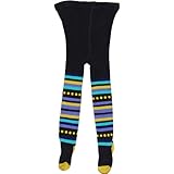 カーターズ（Carter's)【ボーダー&水玉グレータイツ】女の子グレーカラフルボーダー&水玉模様防寒タイツ 18-24months 18-24ヶ月用 90cm-95cm 出産祝いギフトプレゼント,秋