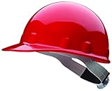 Fibre-Metal by Honeywell E2RW15A000 Super Eight Ratchet Cap Style Hard Hat, Red by Honeywell