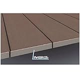 YKK ap　リウッドデッキ200オプション　デッキ材小口隠し（20個入り）　『ウッドデッキ キット 人工木 腐りにくい人工木デッキ』 　レッドブラウン