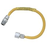 Brass CraftCSSL54-18PCoated Stainless Steel Gas Connector-3/8X18 GAS CONNECTOR (並行輸入品)