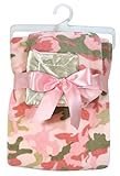 Stephan Baby Super-Soft Fleece Crib and Security Blanket Set, Pink Camo Print by Stephan Baby