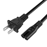 PS5/PS4/PS4スリム/PS3スリム/PS3スーパースリム用AC電源コード、Xbox One S/Xbox One X/Xbox Series S/Xbox Series X、PlayStation 5、PlayStation4スリムPlayStation3スリム電源ケーブル交換用。