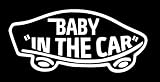 【全16色】人気!ベイビー イン カー ステッカー!Baby in car Sticker /車用/シール/ Vinyl/Decal /バイナル/デカール/ステッカー/BIC-1 (白) [並行輸入品