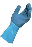 MAPA Blue-Grip LL-301 Natural Latex Heavyweight Glove, Chemical Resistant, 0.045 Thickness, 12 Lengt
