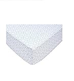 Trend Lab Fitted Crib Sheet, White and Gray Circles by Trend Lab [並行輸入品]