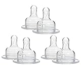 Dr. Brown`s Natural Flow Y Cut Wide Neck Nipple - 6 Nipples by Dr. Brown's