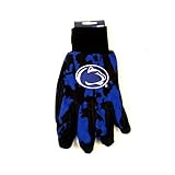 NCAA Penn State Nittany Lionsチームカラーカモユーティリティ手袋