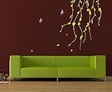 Pop Decors PT-0044-Vb Beautiful Wall Decal Flowers [並行輸入品]