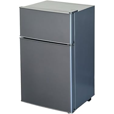 コンパクト冷蔵庫 ブラック・グレー 楽天市場】冷蔵庫（カラーグレー）（冷蔵庫・冷凍庫｜キッチン