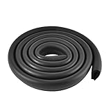 uxcell コーナークッション　コーナーガード　コーナーパッド　コーナーカバー ケガ防止　保護 クッション ガード テーブル コーナー エッジ 緩衝 安全 保護 長さ2M ブラック