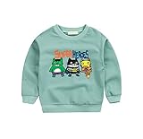 PANCY 子供服 春秋 長袖 Tシャツ トレーナー 丸い襟 キッズ 男の子 女の子 ベビー 子供 綿 おしゃれ カジュアル ファッション 可愛い プリント 3色