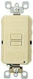 Leviton GFRBF-I Self-Test SmartlockPro Slim Blank Face GFCI Receptacle with LED Indicator, 20 Amp, I