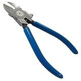 フジ矢 プラスチックニッパ(ストレート刃・バネ付) 150mm 刃部鏡面仕上げで切れ味抜群 90AS-150
