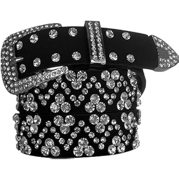Amazon | ADRJLYQ Bb Simon ベルト ラインストーン スカルベルト Y2k