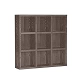 arne 本棚 ラック シェルフ 日本製 ブックシェルフ 幅131 奥行30 高さ127cm zero glande shelf 3×3 タモグレー