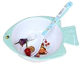 3漫画かわいいライスボウル子供食器幼児ベビースプーンボウルのセット