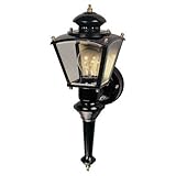 Heath HZ-4150-BK Zenith Motion-Activated Four-Sided Coach Light, Black Brass [並行輸入品]