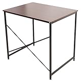 UNE BONNE(ウネボネ) デスク パソコンデスク PCデスク 80cm 机 木製 オフィスデスク ワークデスク お客様組立 事務机 学習デスク ウォルナット