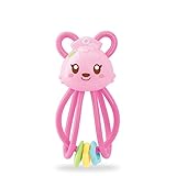 RONSHIN Baby Cute Cartoon Teether人形Rattles Hand Bell教育玩具ギフトfor Baby ( 0 ~ 1歳ピンク