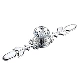 SunniMix 全４サイズ選ぶ　ハンドル　取り付けネジ　ガラス　人工ダイヤモンド　ドア　ノブ　引き出し　家具　キャビネット　取っ手　手すり　ハードウェア　シンプル　実用 - 119x25x29mm