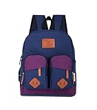 バックパックのための学校子供の学校のバッグToddleバックパックリュックサック（ブルーパープル）