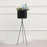 Plant shelf フラワーポットラック、メタルトライアングルフラワーラックリビングルーム屋内ランディングフラワーポットの装飾 Flower racks ( 色 : ブラック , サイズ さいず 