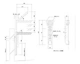 バルコニー物干金物 縦収納・ポール型シルバー SK-550ESLP-SLC　　新協和
