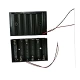 Hommy 2xバッテリーホルダーバッテリーコンパートメントリード線と6×単三電池用