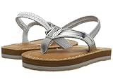 (ポロラルフローレン) Polo Ralph Lauren キッズサンダル・靴 Lia (Toddler) Silver Metallic 9 Toddler 16cm M [並行輸入品]