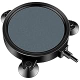 Pawfly 10cmエアストーン ディスク 付き 気泡ディフューザー 吸盤 水中栽培 水槽 魚タンク ポンプ用