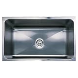 Blanco 501-113-10 Magnum Large Single Bowl Undermount Kitchen Sink, Satin Finish by Blanco