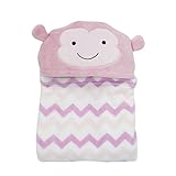 Bedtime Originals Pinkie Hooded Coral Fleece Blanket by Bedtime Originals