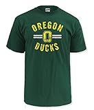 NCAA Oregon DucksメンズPro重量半袖カレッジロゴTee XL