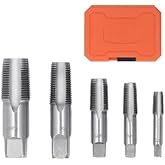 thumbnail image 2 of 5-piece Npt Pipe Tap Set, Precision Carbon Steel Npt Tap Set | Meses Sin Interés 2 of 10