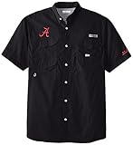 NCAAアラバマCrimson Tide Collegiate Bonehead半袖シャツ M ブラック