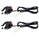 Shiwaki ホーンスイッチ スターター/キルパーツ 取り付け簡単 2個