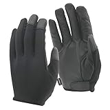 おたふく手袋 合皮手袋 フーバー [合成皮革 甲部ストレッチ素材 ショート丈] FB-64 ブラック L