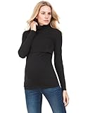 Seraphine セラフィン マタニティトップ Rosie ロールネックナーシングマタニティトップ サイズXL ブラック
