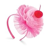 Mud Pie Baby-girls Infant Puff Headband, Light Pink/Hot Pink, 0-12 Months by Mud Pie - Clothing [並行輸