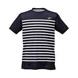フリーノット(FREE KNOT) UVカット サンシェード ボーダーTシャツ L ブラック. Y1636-L-90