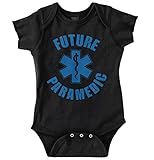 Briscoブランド新しい両親Future ParamedicベビーシャワーギフトFunny Baby Onesieボディスーツ カラー: ブラック