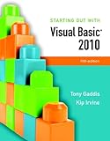 Cover of Starting Out With Visual Basic 2010
