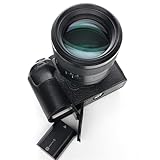 [恵＼イーサン] TP Original Sony A9 iii Mark iii A9M3 A93 A1ii 専用 オープナブルタイプ ハンドメイド本革 ボディケース 互換 電池交換便利 底面開閉 ハンドメイド本革ハーフカメラケースバッグカバー (ブラック)