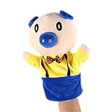 おかしいブタぬいぐるみ子供のためのハンドパペット