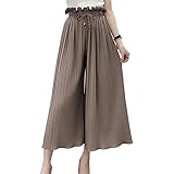 Amazon Mika Maya ワイドパンツ レディース ヨガ ガウチョ パンツ ベリーダンス ボトムス グレー フリーサイズ カプリ クロップトパンツ 通販