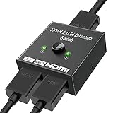 サムコス HDMI切替器 4K/60Hz 双方向 HDMIセレクター 1入力2出力 2入力1出力 電源不要