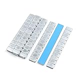 uxcell ホイールバランスウェイト 59.5g 自己接着剤 ホイールバランスウェイト ストリップ オートバイ用 140 x 19mm 10個入り