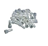 XScorpion CC1614-1 Closed End Crimp Cap Gauge Wire Connector Terminal 1000/bag Clear [並行輸入品]