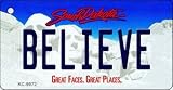 Smart Blonde KC-9972 Believe South Dakota Background Metal Novelty44; Key Chain