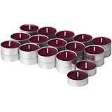 IKEA (イケア) STORTSKON/ストールトショーン：アロマティーライトキャンドル3.8 cm 30個セット ベリー/レッド（005.021.67）